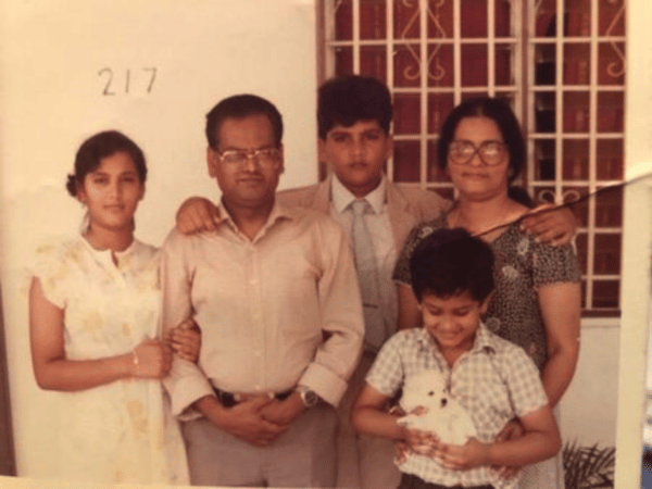 Vijayanarayanan Family