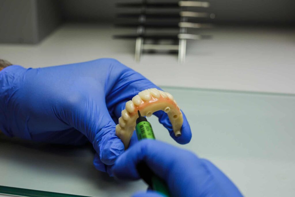 Dental Implants being made